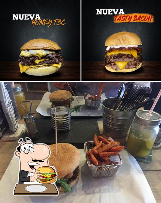 Hamburguesa en The Burger Club