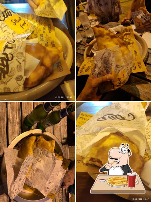 Patatine fritte al La Calitta Panzerotteria