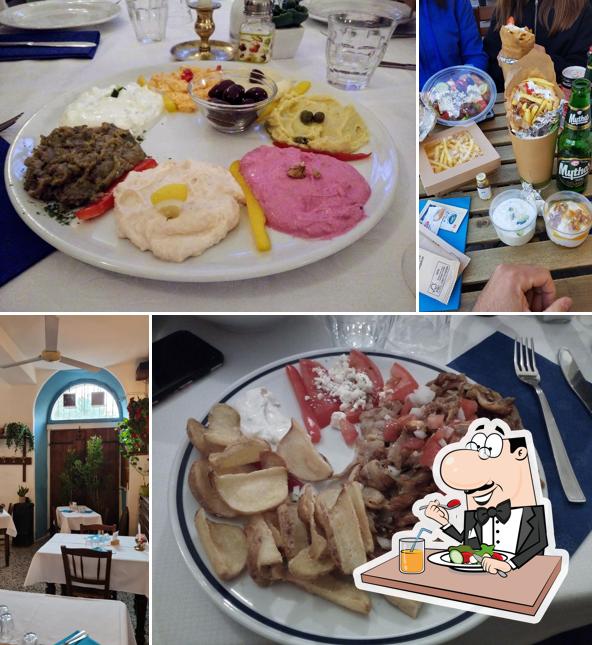 Cibo al Taverna Greca Mykonos