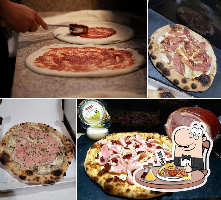 Prenez différents types de pizzas