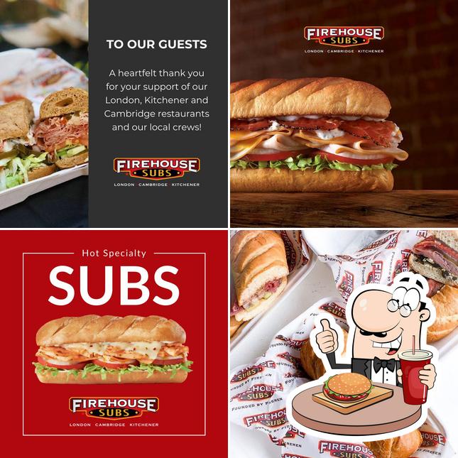 Les hamburgers de Firehouse Subs Hespeler Road will conviendront une grande variété de goûts