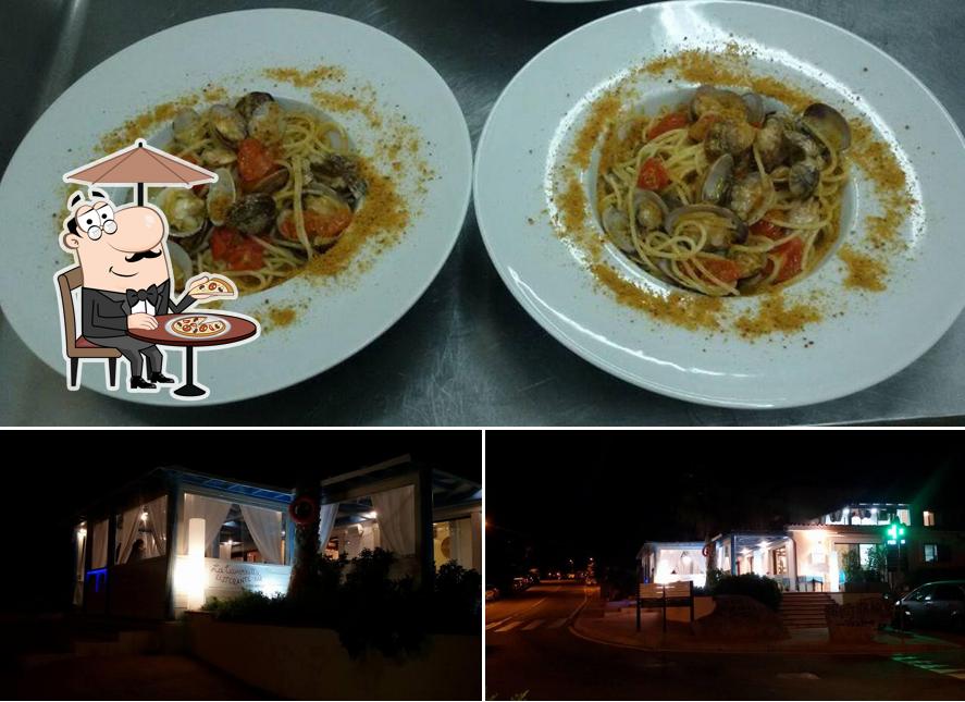 La tavernetta si caratterizza per la esterno e cibo