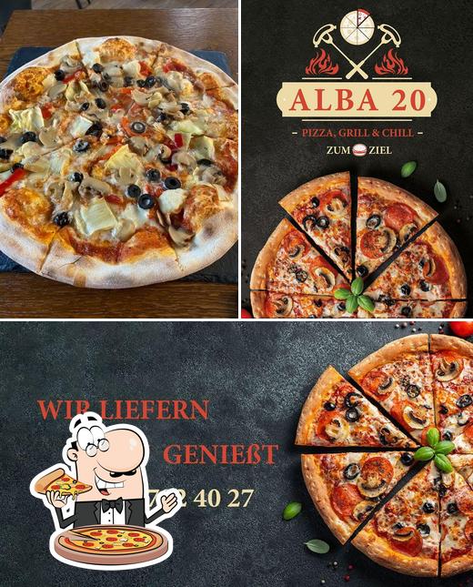 Probiert eine Pizza bei Alba20