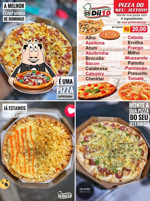 Experimente pizza no DII 10