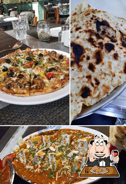 Pick pizza at Hotel Vrindavan
