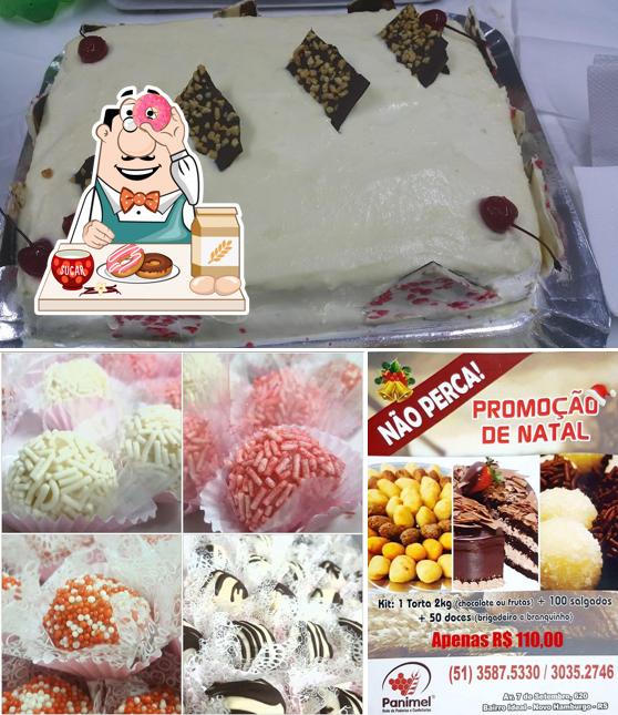 Padaria e Confeitaria Panimel provê uma gama de sobremesas