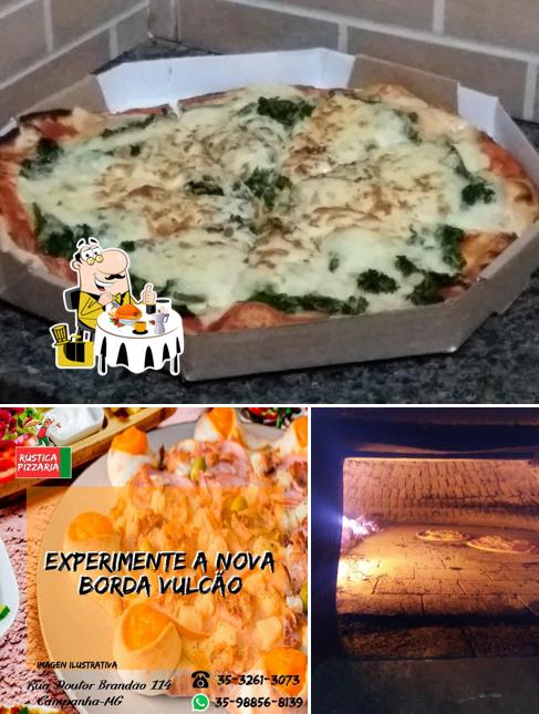 Comida em Rustica Pizzaria e Restaurante