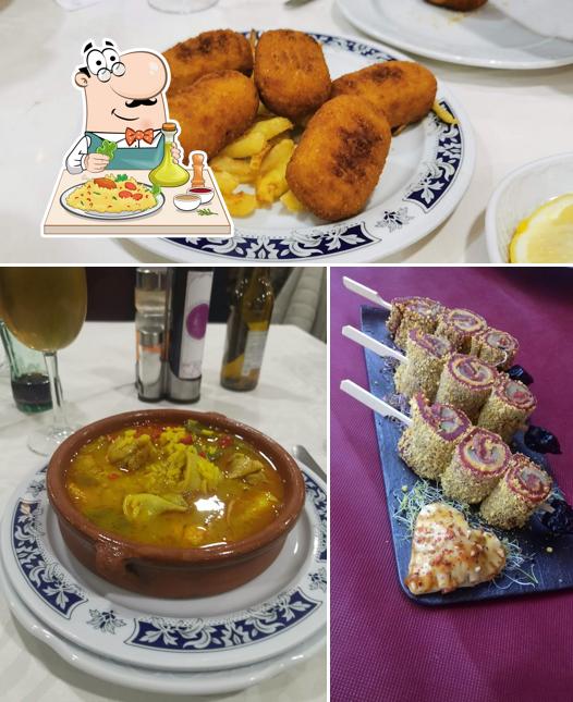 Еда в "Restaurante Las Peñas"