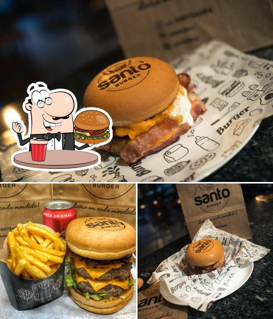 Os hambúrgueres do Santo Burger irão saciar diferentes gostos