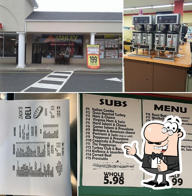 Zack's Deli in Englishtown Restaurant menu and reviews