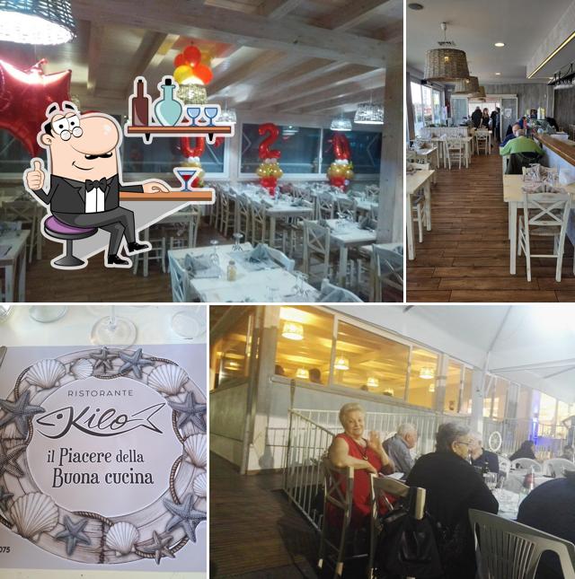 Gli interni di Kilo Ristorante