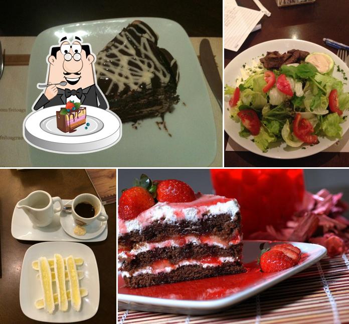 Bolo de chocolate em Feito a Grão