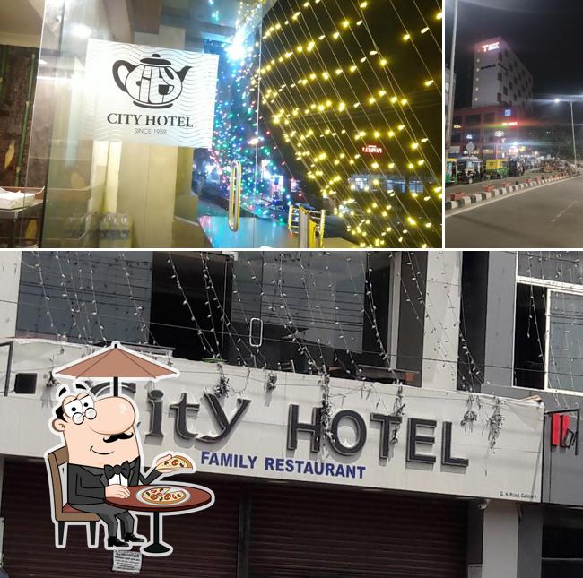 The exterior of City Hotel