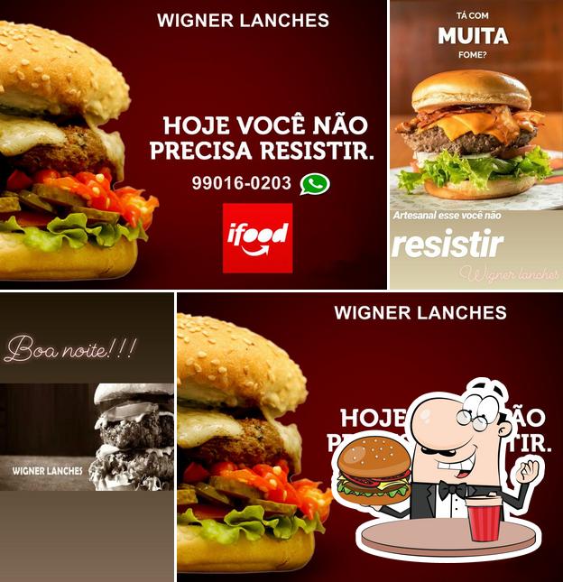 Consiga um hambúrguer no Wigner Lanches