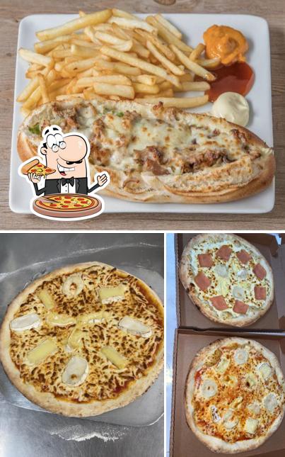 Choisissez des pizzas à O Palmier