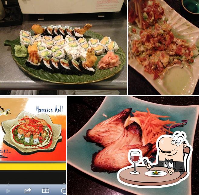 Food at Fuji Steakhouse & Sushi Bar