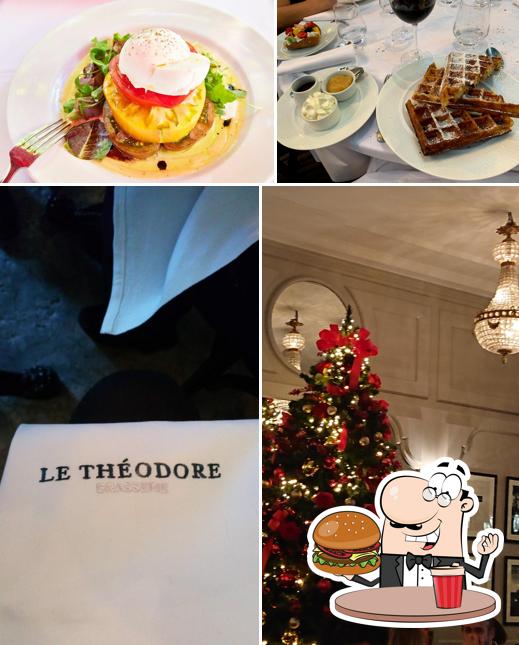 Get a burger at Le Théodore