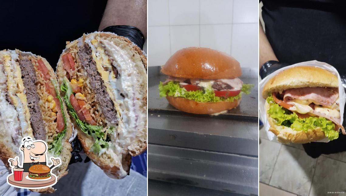 Hambúrguer em Bigg Lanche do Gordinho