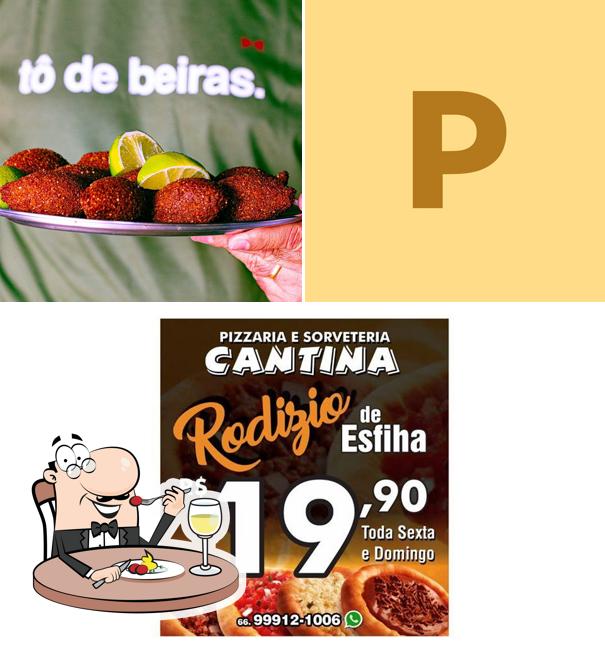 Platos en Pizzaria e Sorveteria Cantina