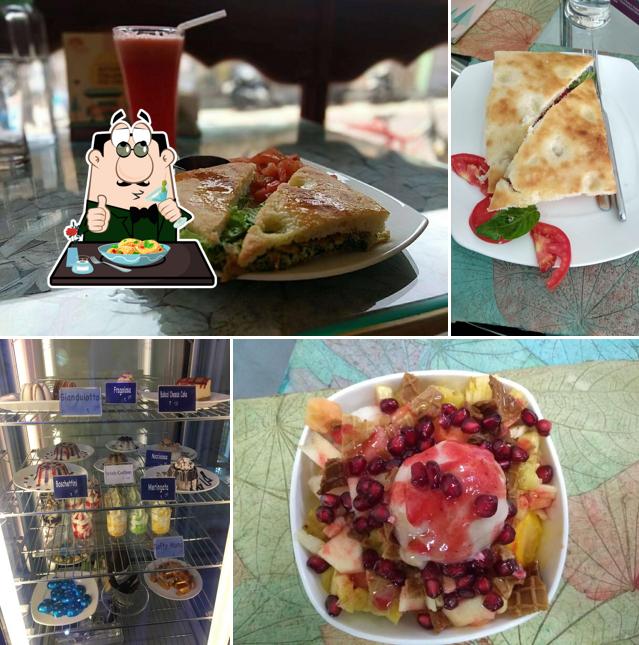 Food at Gelato Factory Auroville