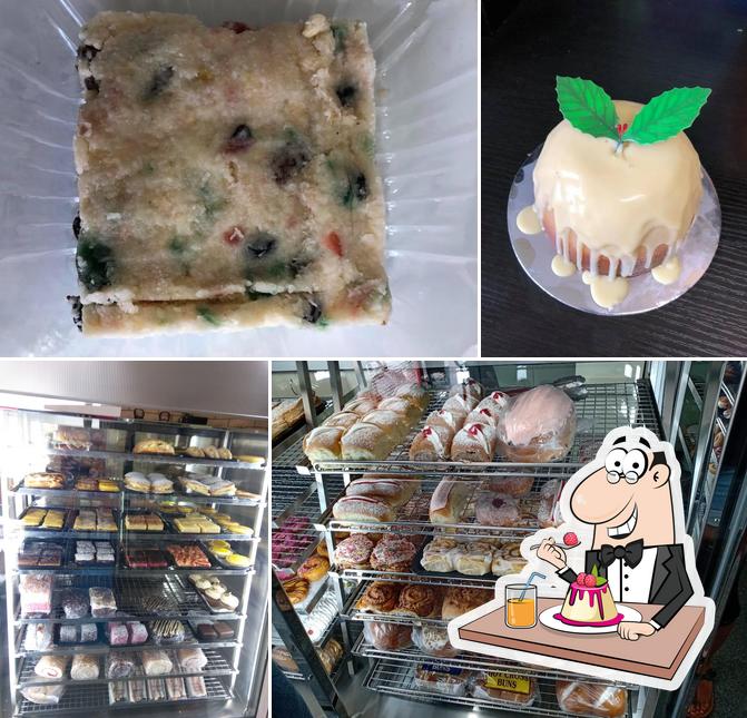 Gin Gin Bakery offers a variety of sweet dishes