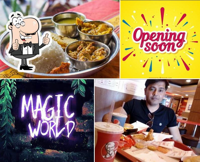Magic food World Hotel and restaurant.