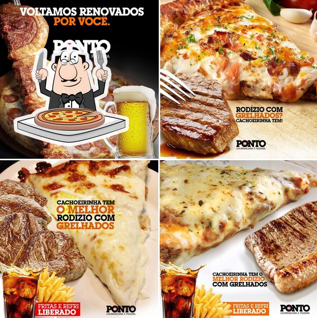 Peça pizza no Churrascaria Ponto D