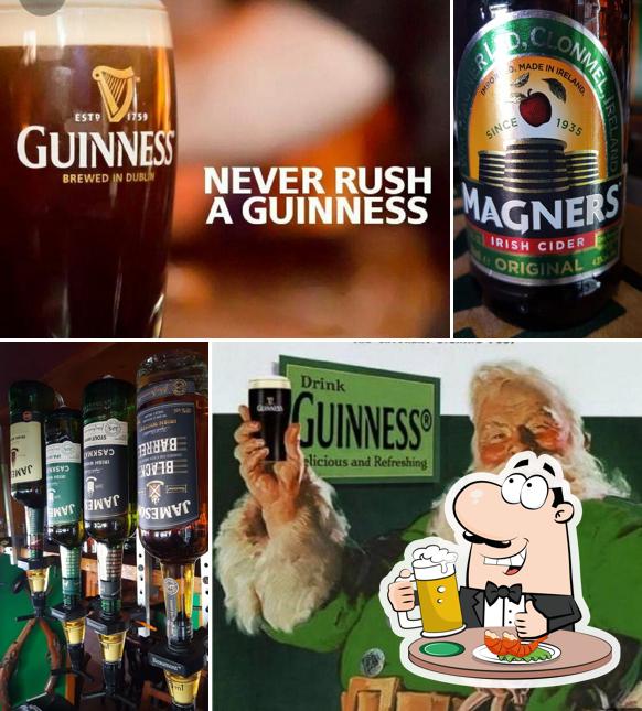 Shamrocks Irish Bar Paphos sert une variété de bières