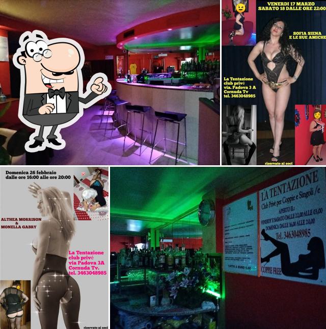 Gli interni di Club Prive La Tentazione