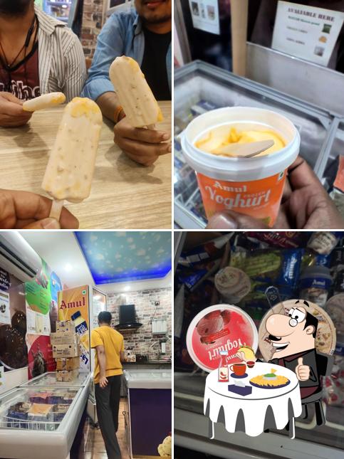 Cheese plate at Mehrotra Amul Parlour