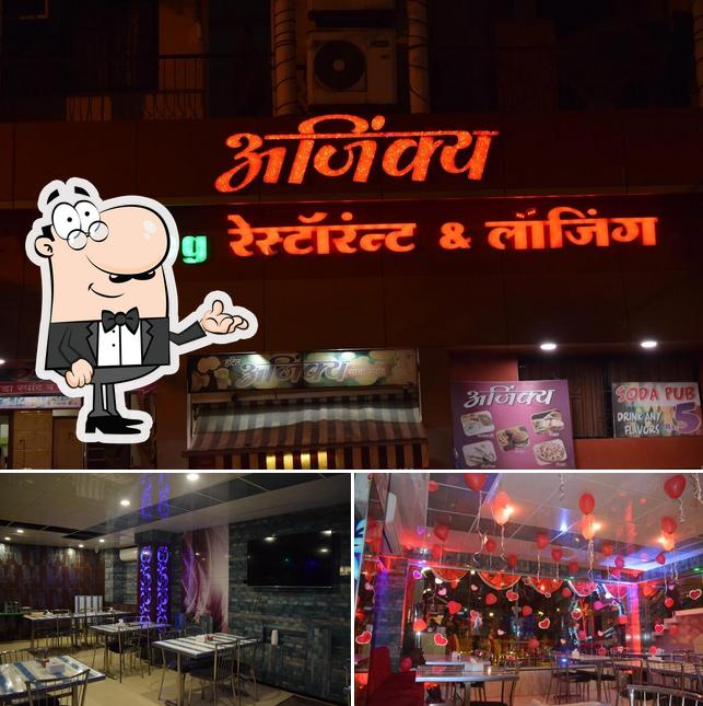 Check out how Ajinkya AC Veg Restaurant and Lodging looks inside