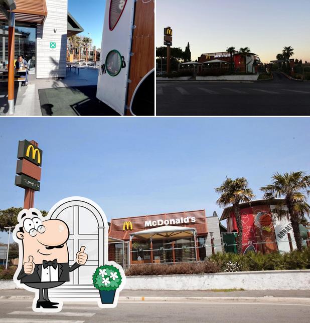 L'extérieur de McDonald's Nettuno