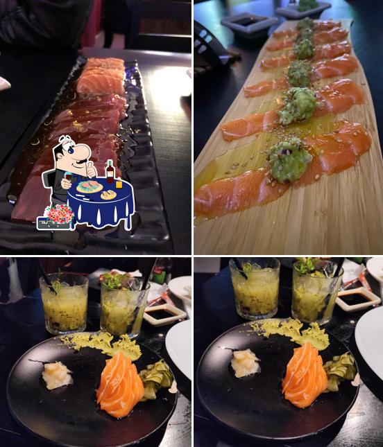 Sashimi em Genzai Sushi Fusion Food