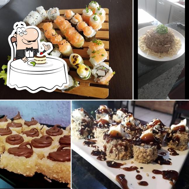 IZAYA Restaurante Japonês serve uma seleção de sobremesas
