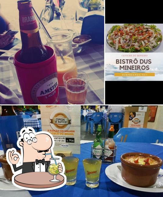 Esta é a ilustração apresentando bebida e comida no Bistrô - Choperia Du Mineiro