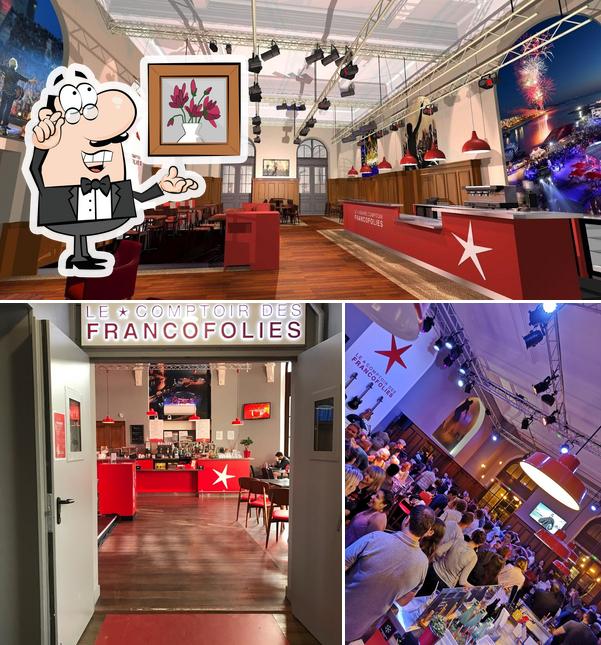 L'intérieur de Le Comptoir des Francofolies Gare La Rochelle