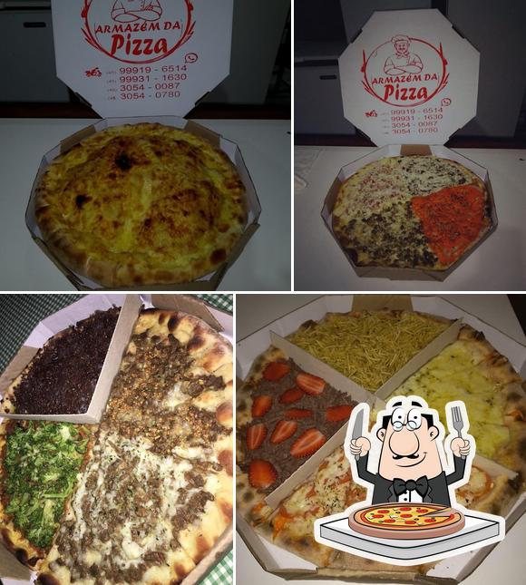 No Armazém da Pizza, você pode conseguir pizza