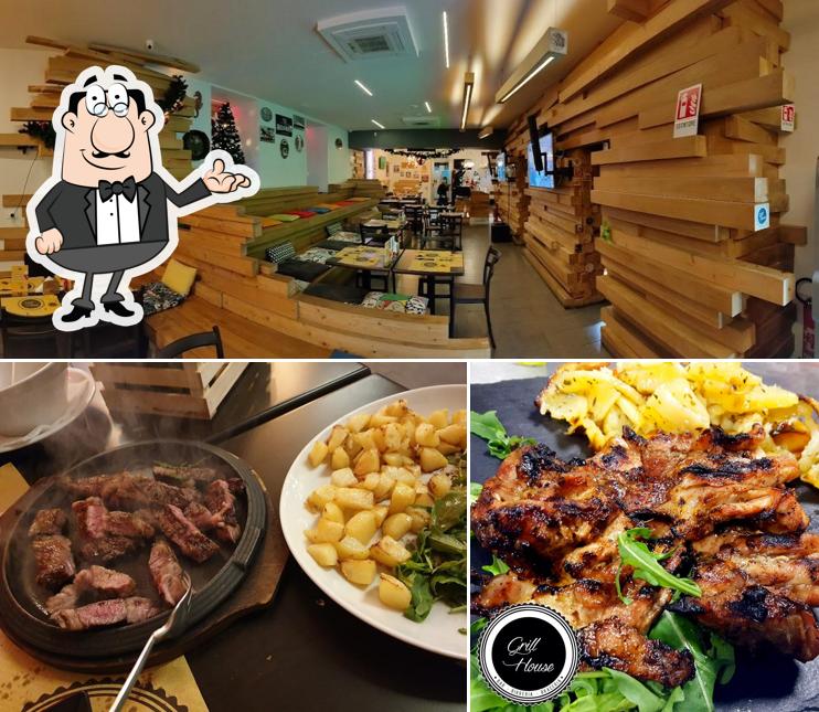 Gli interni di Grill House