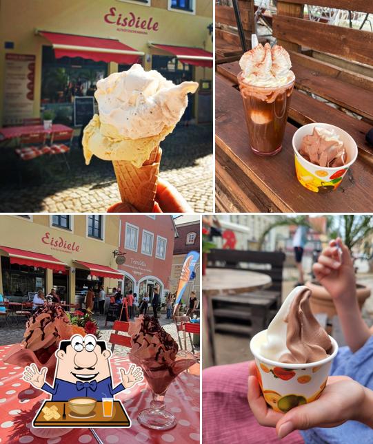 Nourriture à Eisdiele Altkötzschenbroda