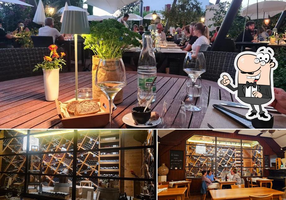 Gli interni di Restaurant du Jura