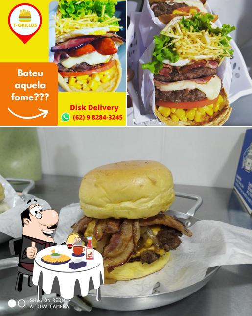 Hambúrguer em Grillu’s Burger