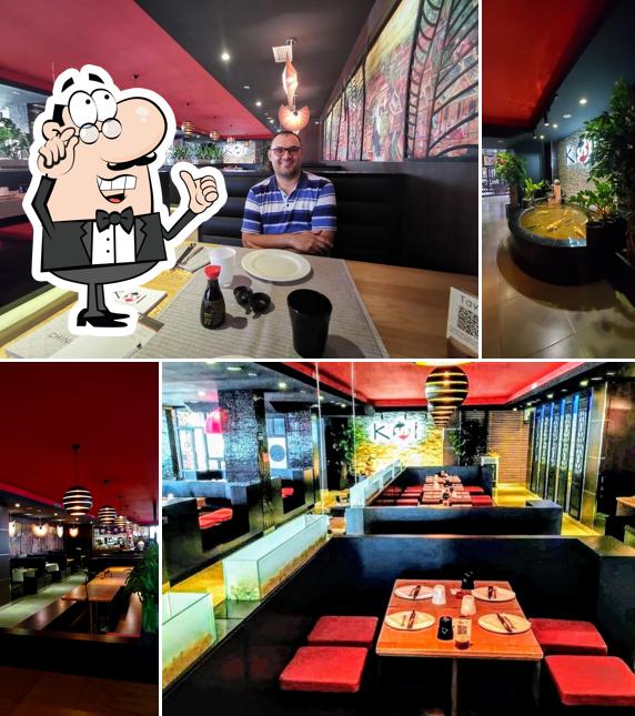 Dai un'occhiata agli interni di Koi Asian Restaurant