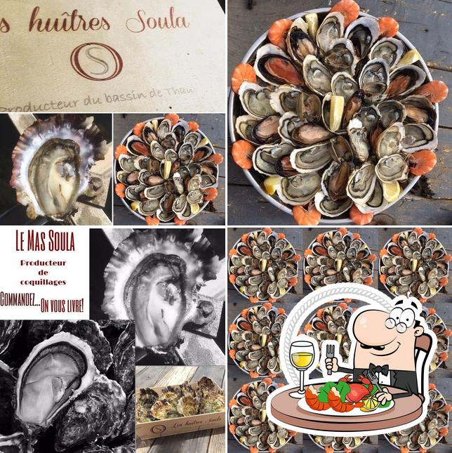 Prenez différents repas à base de fruits de mer proposés par Le Mas Soula - Les Huîtres Soula