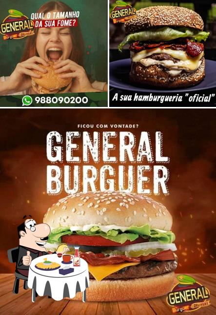 Experimente um hambúrguer no General burguer