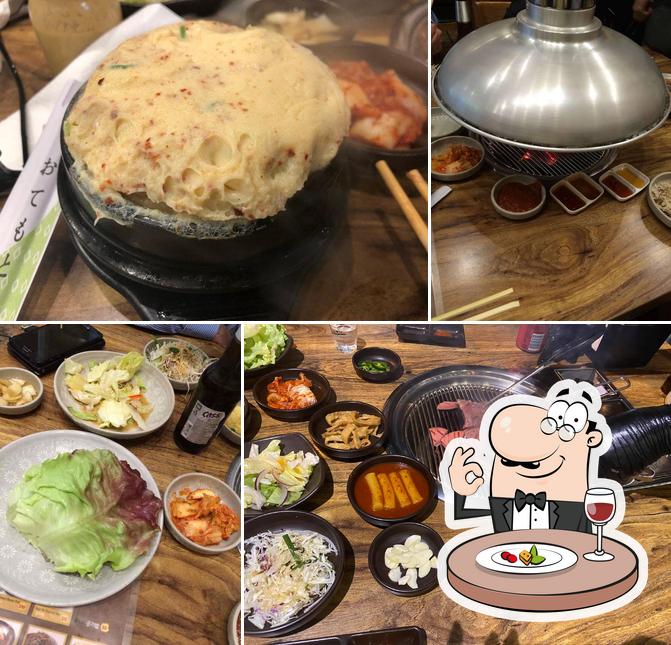 Еда в "Jo Ja Ryong Korean BBQ"