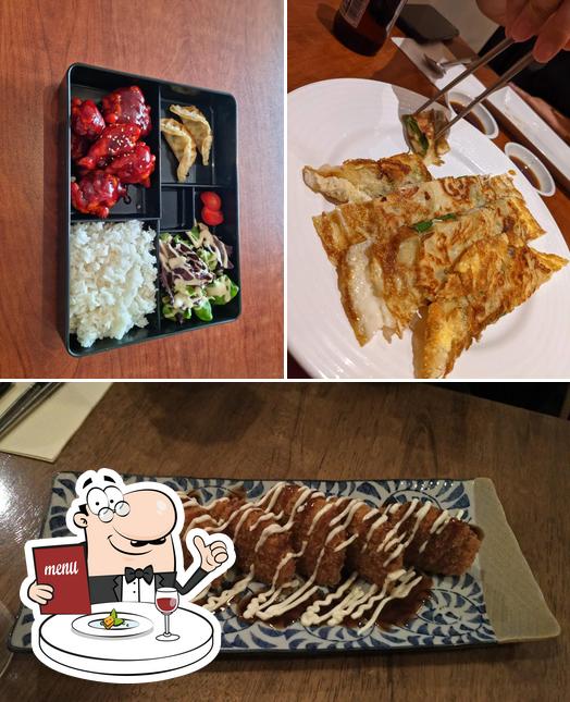Еда в "Taeyang Pocha Korean BBQ SOJU Restaurant"