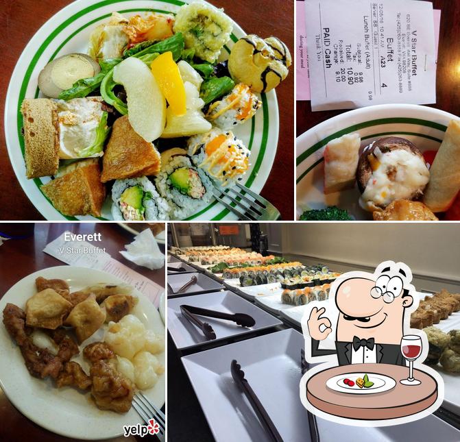 V Star Buffet in Everett Restaurant menu and reviews