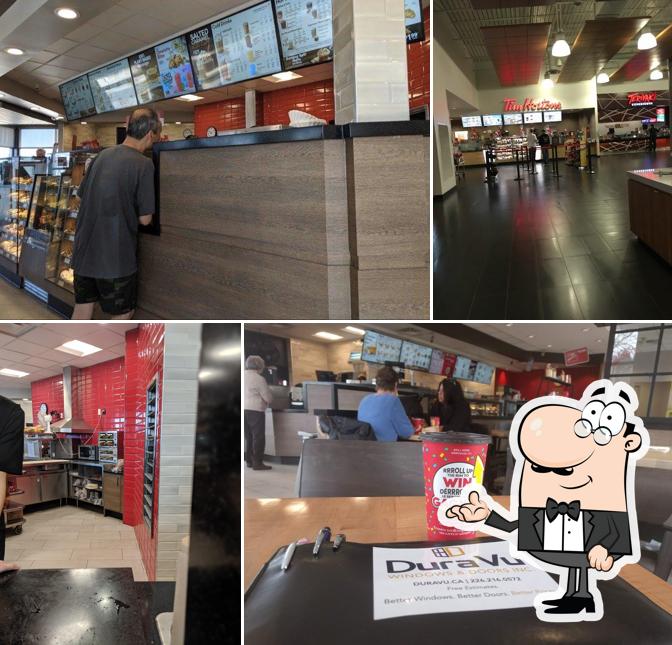 L'intérieur de Tim Hortons