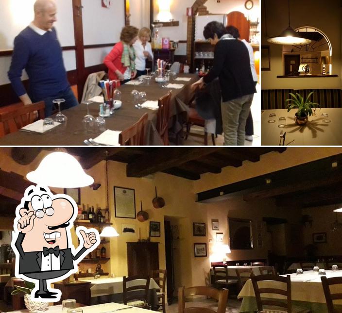 Gli interni di Cà Ascari Ristorante