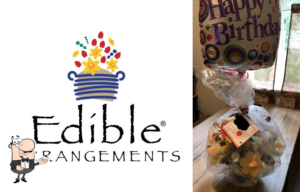 Взгляните на изображение десерта "Edible Arrangements"